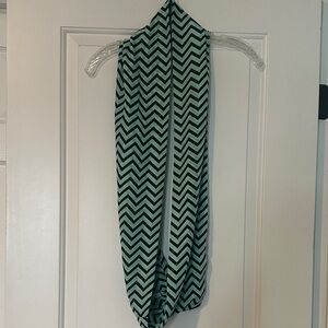 Chevron Patterned Infinity Scarf